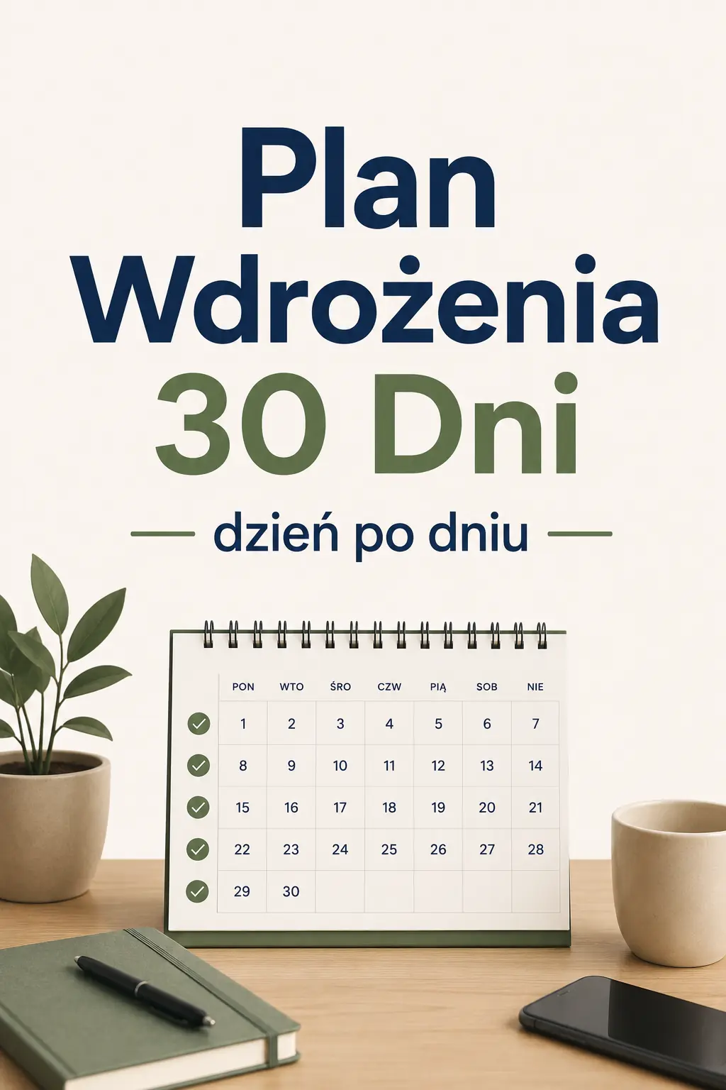 Plan Wdrożenia 30 Dni — okładka